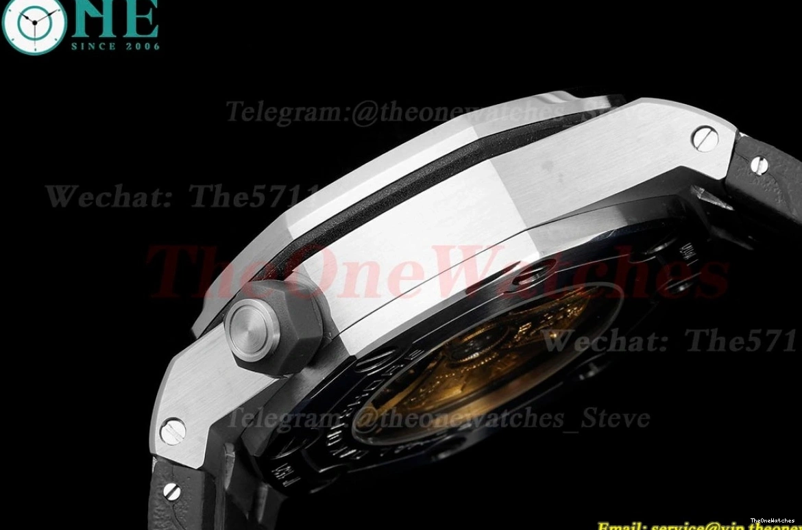 RU SS White Super 42mm Clone 15710 Offshore Diver SA3120 IPF Royal Oak 0119